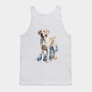 Labrador Retriever Watercolor Style Tank Top